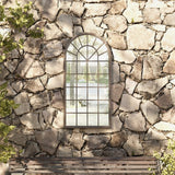 VidaXL havespejl 90x45 cm jernsandfarvet