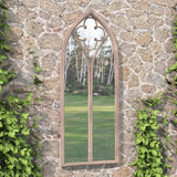 Vidaxl Garden Mirror 70x30 cm jernsand -farvet