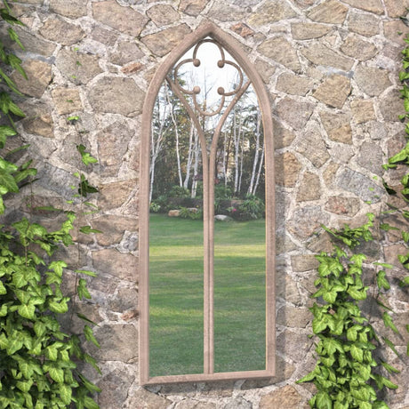 Vidaxl Garden Mirror 70x30 cm jernsand -farvet