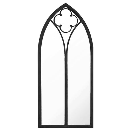 Vidaxl Garden Mirror 70x30 cm Iron Black
