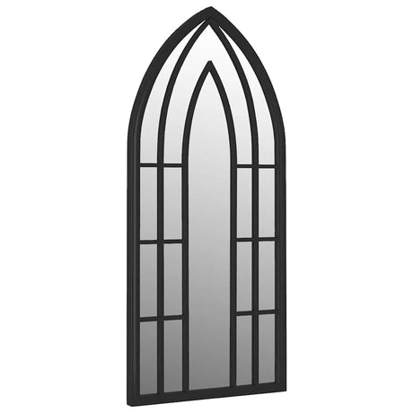 VidaXL havespejl 100x45 cm jernsort