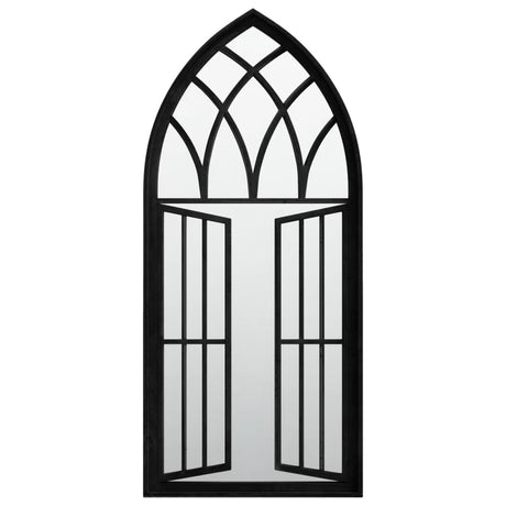 Vidaxl Garden Mirror 100x45 cm Iron Black