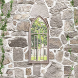 Vidaxl Garden Mirror 70x30 cm jernsand -farvet