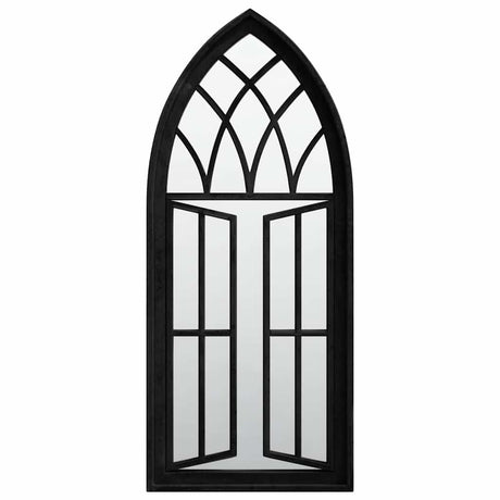 Vidaxl Garden Mirror 70x30 cm Iron Black