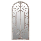 Vidaxl Garden Mirror 100x45 cm jernsand -farvet
