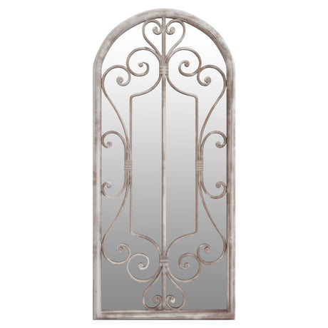 Vidaxl Garden Mirror 100x45 cm jernsand -farvet