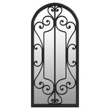 Vidaxl Garden Mirror 100x45 cm Iron Black