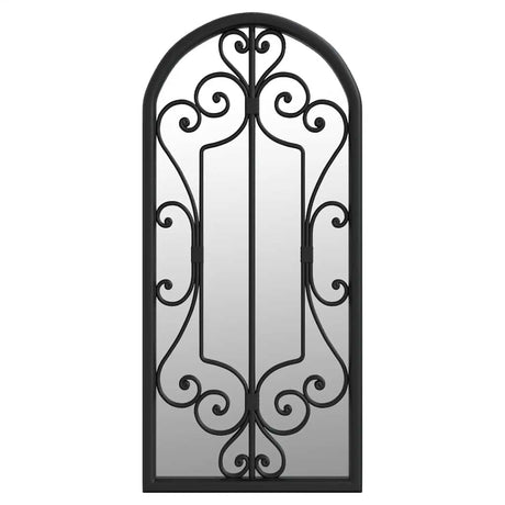 Vidaxl Garden Mirror 100x45 cm Iron Black