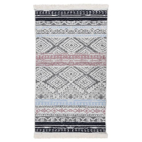 Vidaxl Rug 120x180 cm bomuldrosa og aqua