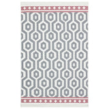 Vidaxl Rug 160x230 cm bomuld grå