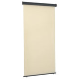 Vidaxl balkonskærm 122x250 cm creme -farvet
