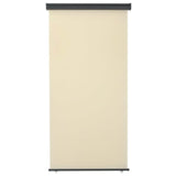 Vidaxl balkonskærm 122x250 cm creme -farvet