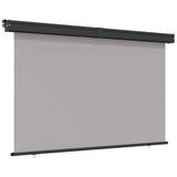 Vidaxl balkonskærm 145x250 cm grå