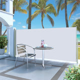 Vidaxl haveskærm Udvidelig 140x300 cm creme