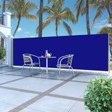 Vidaxl Haveskærm Udvidelig 160x500 cm blå