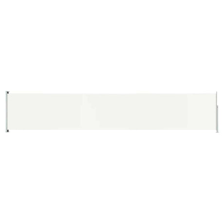 Vidaxl haveskærm Udvides 117x600 cm creme -farvet