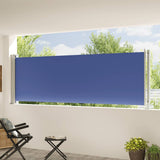 Vidaxx udtrækbar haveskærm 117x600 cm blå