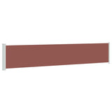 Vidaxx udtrækbar haveskærm 117x600 cm brun