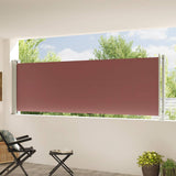 Vidaxx udtrækbar haveskærm 117x600 cm brun