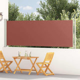 Vidaxx udtrækbar haveskærm 117x600 cm brun