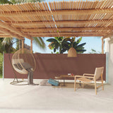 Vidaxl Haveskærm Udvidelig 140x600 cm brun