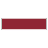 Vidaxl Haveskærm Udvidelig 160x600 cm rød