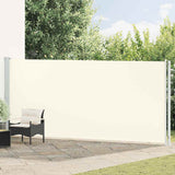 Vidaxx udtrækbar haveskærm 180x600 cm creme
