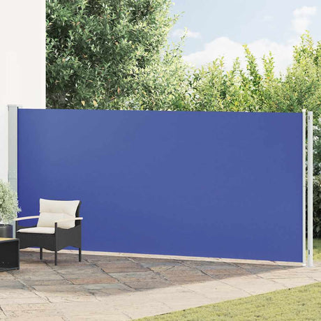 Vidaxl Haveskærm Udvidelig 180x600 cm blå