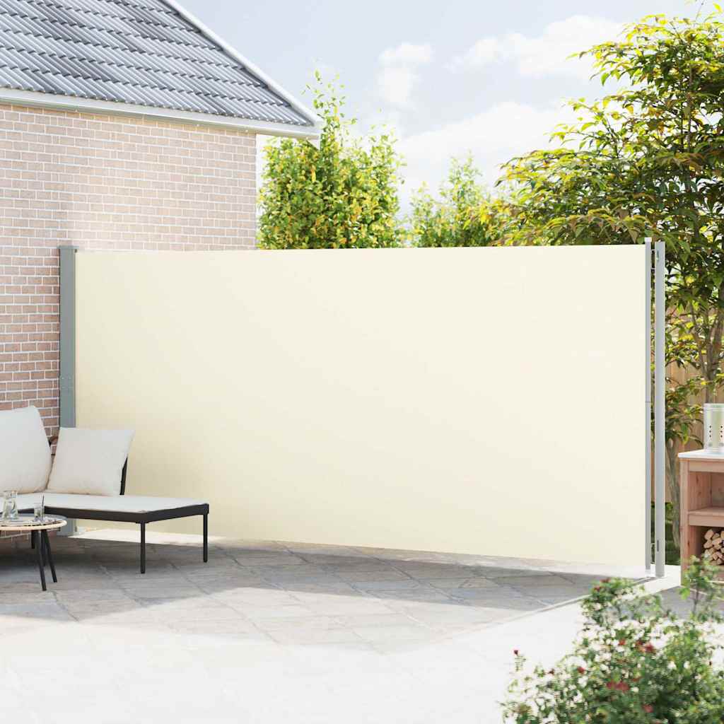 Vidaxl haveskærm Udvidelig 200x600 cm creme