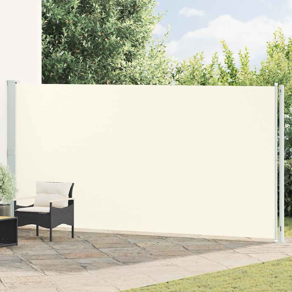 Vidaxl haveskærm Udvidelig 200x600 cm creme