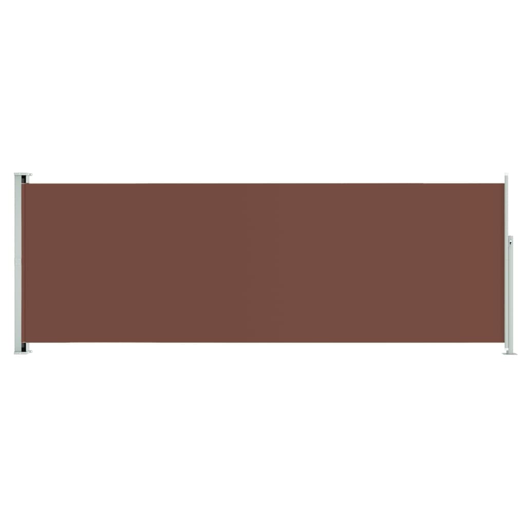 Vidaxl Haveskærm Udvidelig 220x600 cm brun
