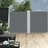 Vidaxl forrude udvides 140x600 cm antracit