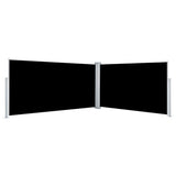 Vidaxl forrude udvides 160x600 cm sort