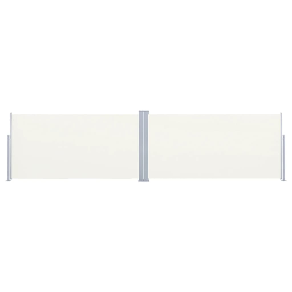 Vidaxl forrude udvides 160x600 cm creme -farvet