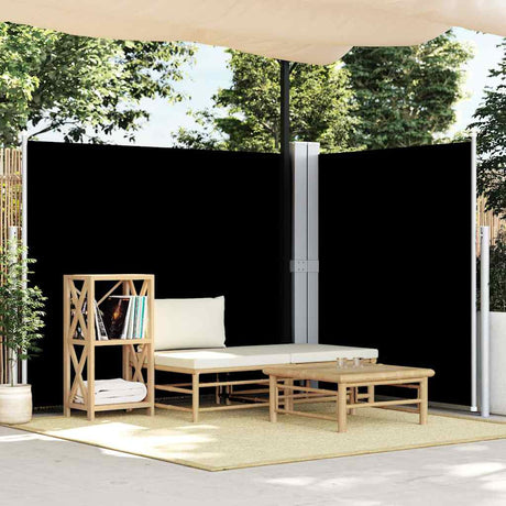 Vidaxl forrude udvides 180x600 cm sort