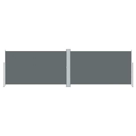Vidaxl forrude udvides 180x600 cm Anthracite -farvet