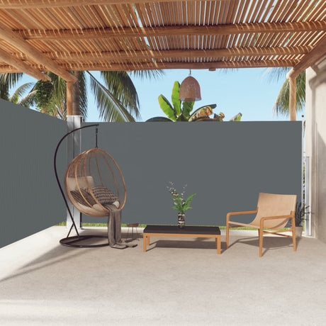 Vidaxl forrude udvides 180x600 cm Anthracite -farvet