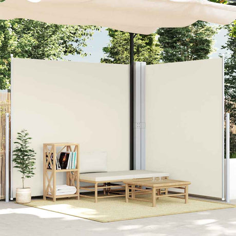 Vidaxl forrude udvides 200x600 cm creme -farvet