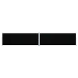 Vidaxl forrude udvides 180x1000 cm sort