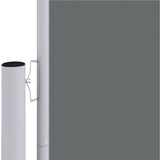 Vidaxl forrude udvides 180x1000 cm antracit -farvet