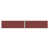Vidaxl forrude udvides 180x1000 cm brun