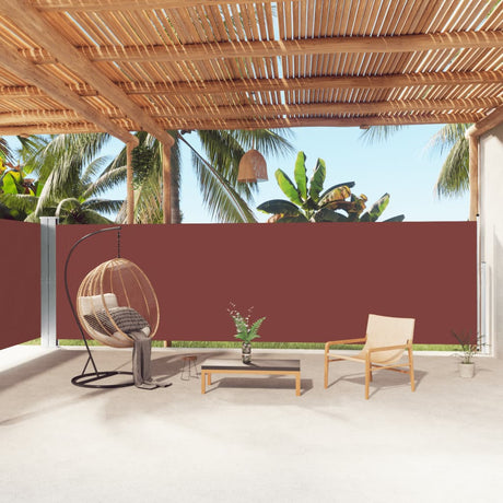 Vidaxl forrude udvides 180x1000 cm brun