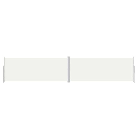Vidaxl forrude Udvidelig 200x1000 cm creme -farvet