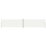 Vidaxl forrude Udvidelig 200x1000 cm creme -farvet