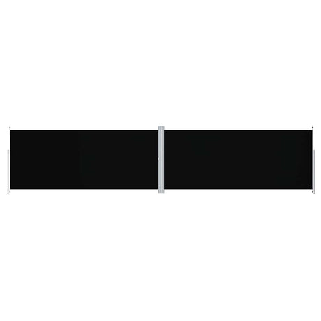 Vidaxl forrude udvides 220x1000 cm sort