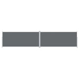 Vidaxl forrude udvides 220x1000 cm antracit -farvet