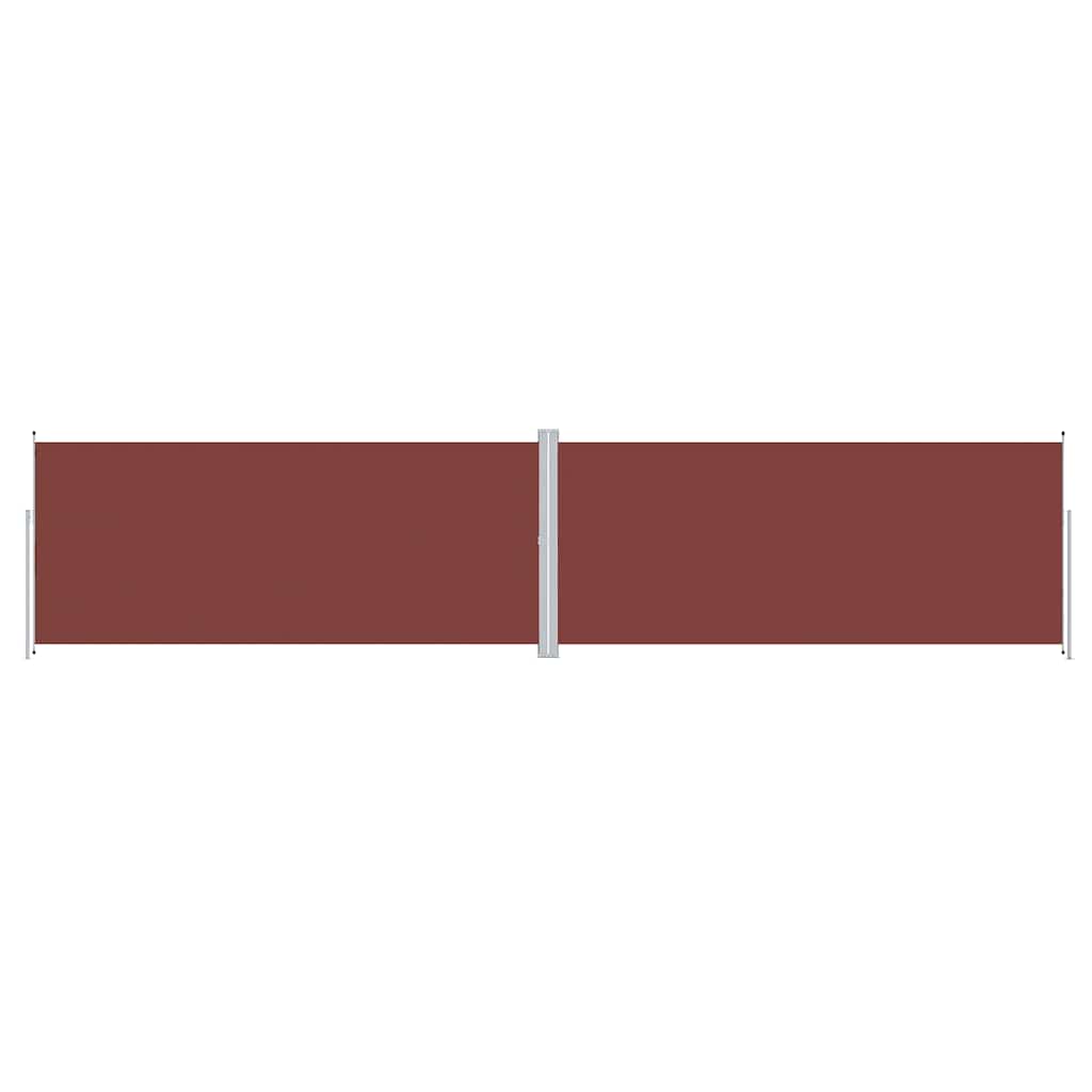 Vidaxl forrude udvides 220x1000 cm brun