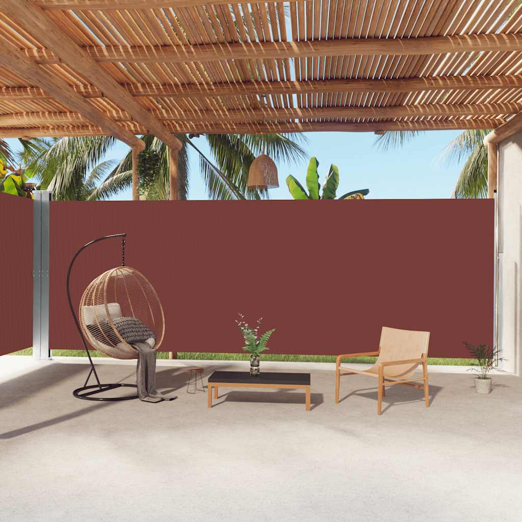 Vidaxl forrude udvides 220x1000 cm brun