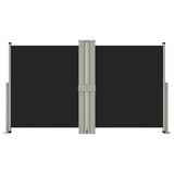 Vidaxl forrude udvides 140x1200 cm sort