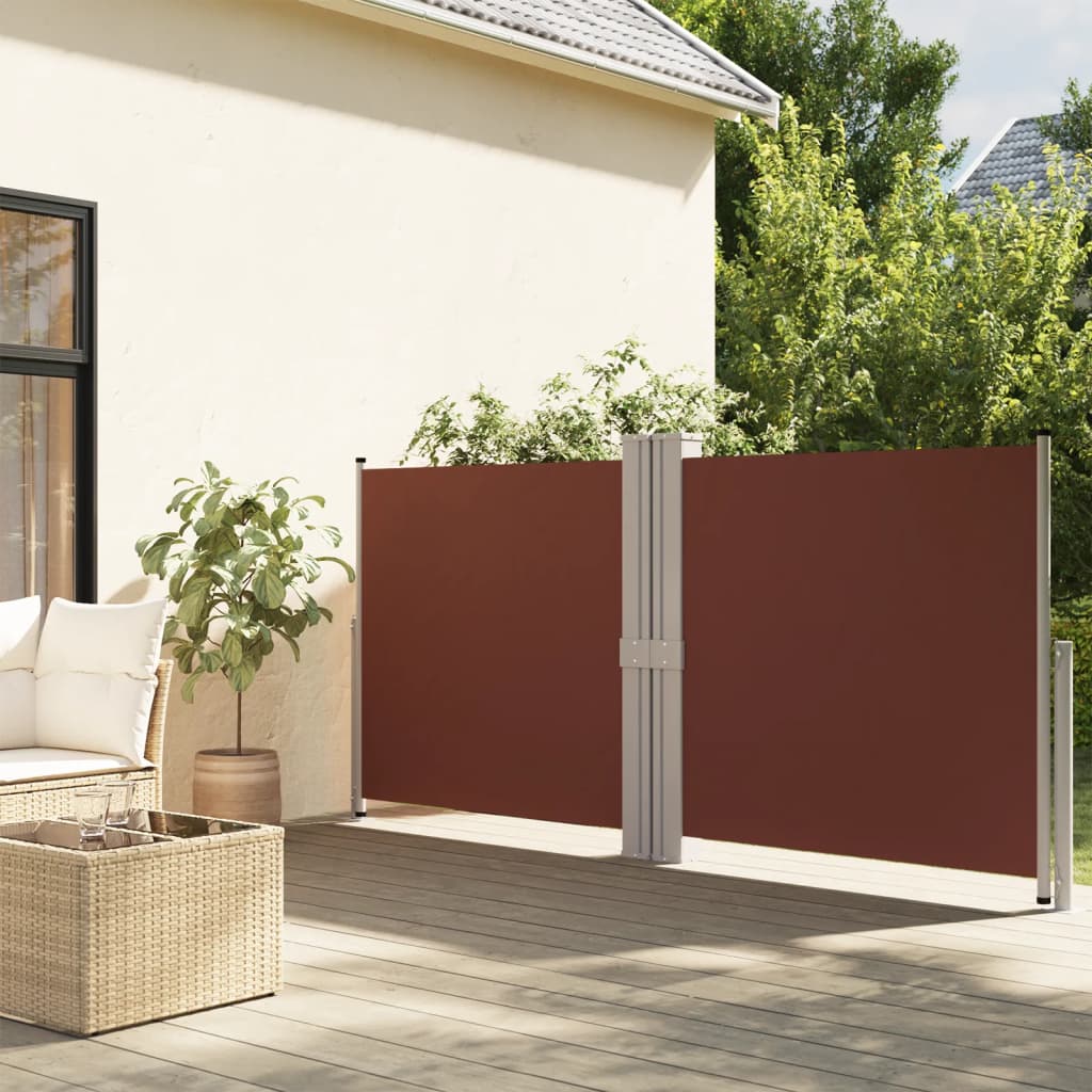 Vidaxl forrude udvides 140x1200 cm brun